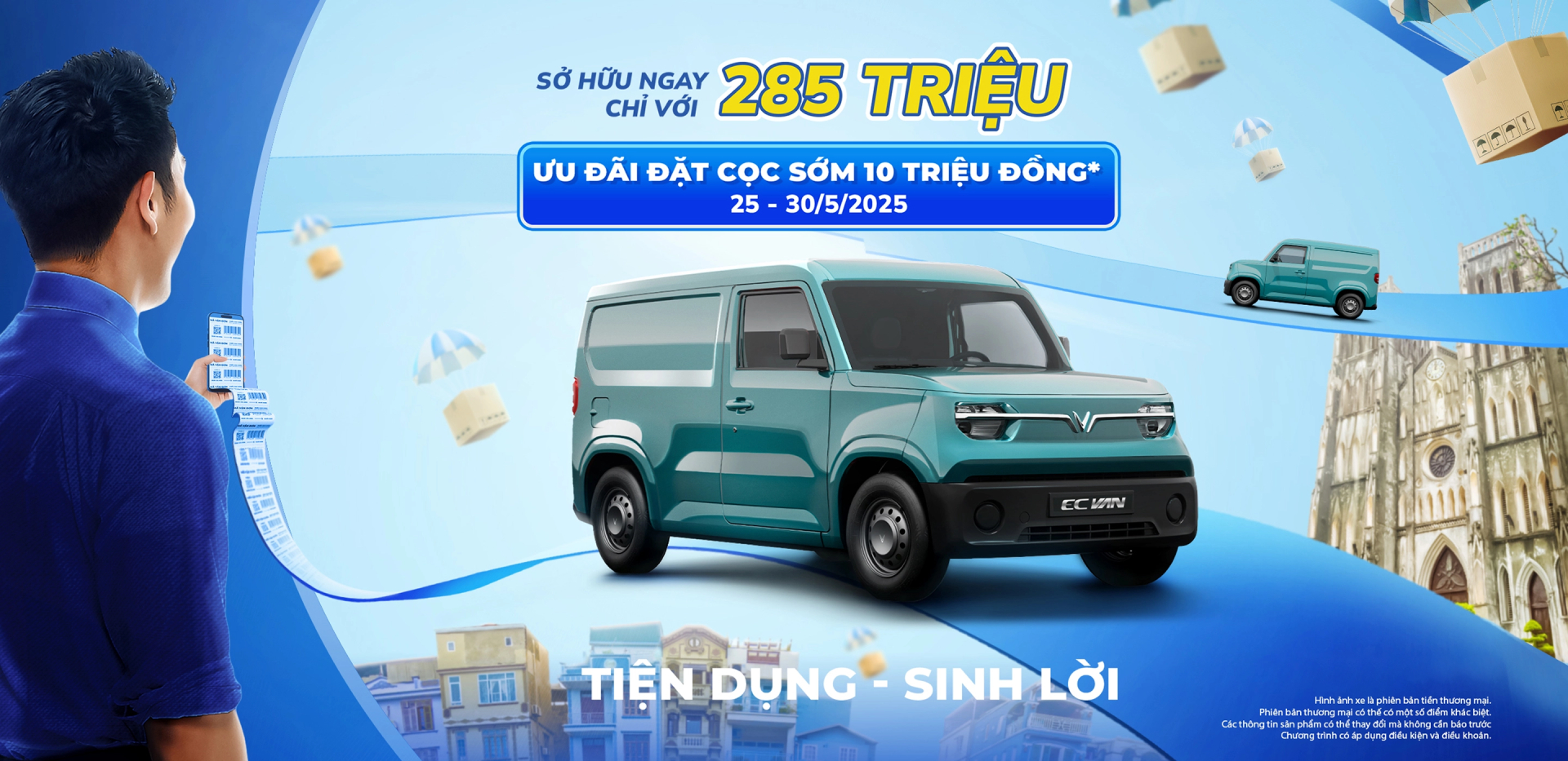 banner vinfast ec van